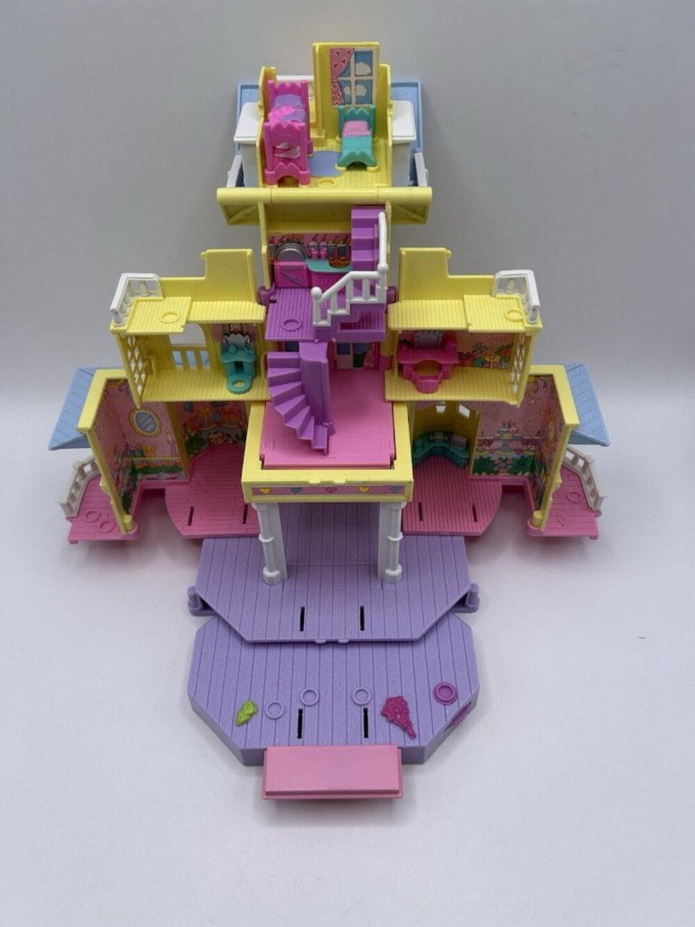 Vintage 1995 Bluebird Toys Polly Pocket Pop-Up Party Play House Clubhouse ONLY